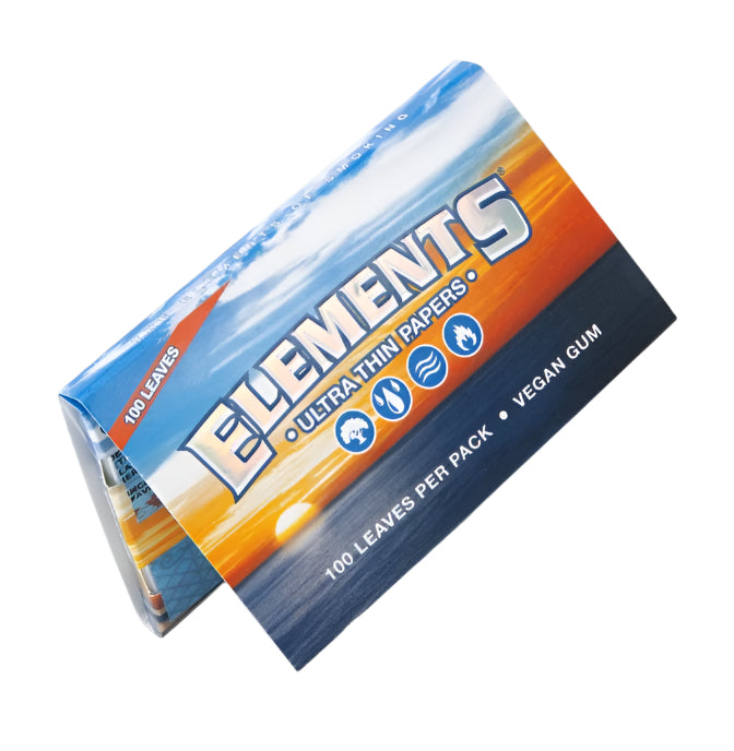 Elements Double Pack Single Wide Rolling Paper - Available with our custom Element OrganitipS