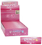 Elements Pink 1 1/4 Rolling Papers (50 Leaves Per Book/25 Booklets per Display) - Available with our custom Element OrganitipS