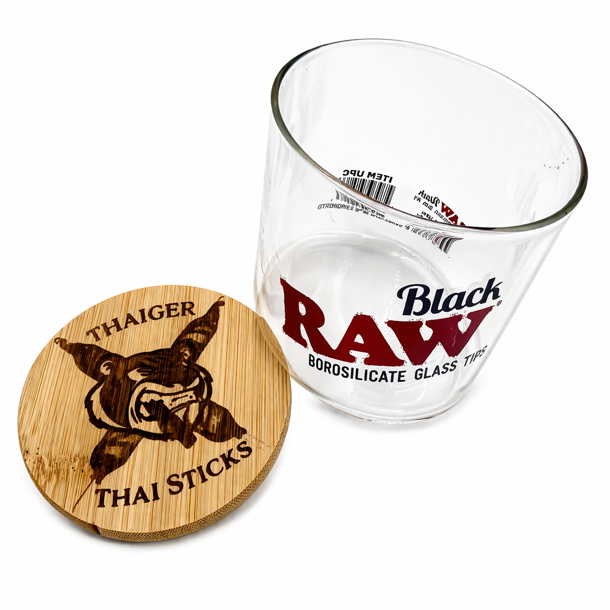 ThaiGer Thai Sticks x RAW Black Custom Jar