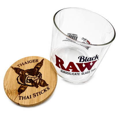 ThaiGer Thai Sticks x RAW Black Custom Jar