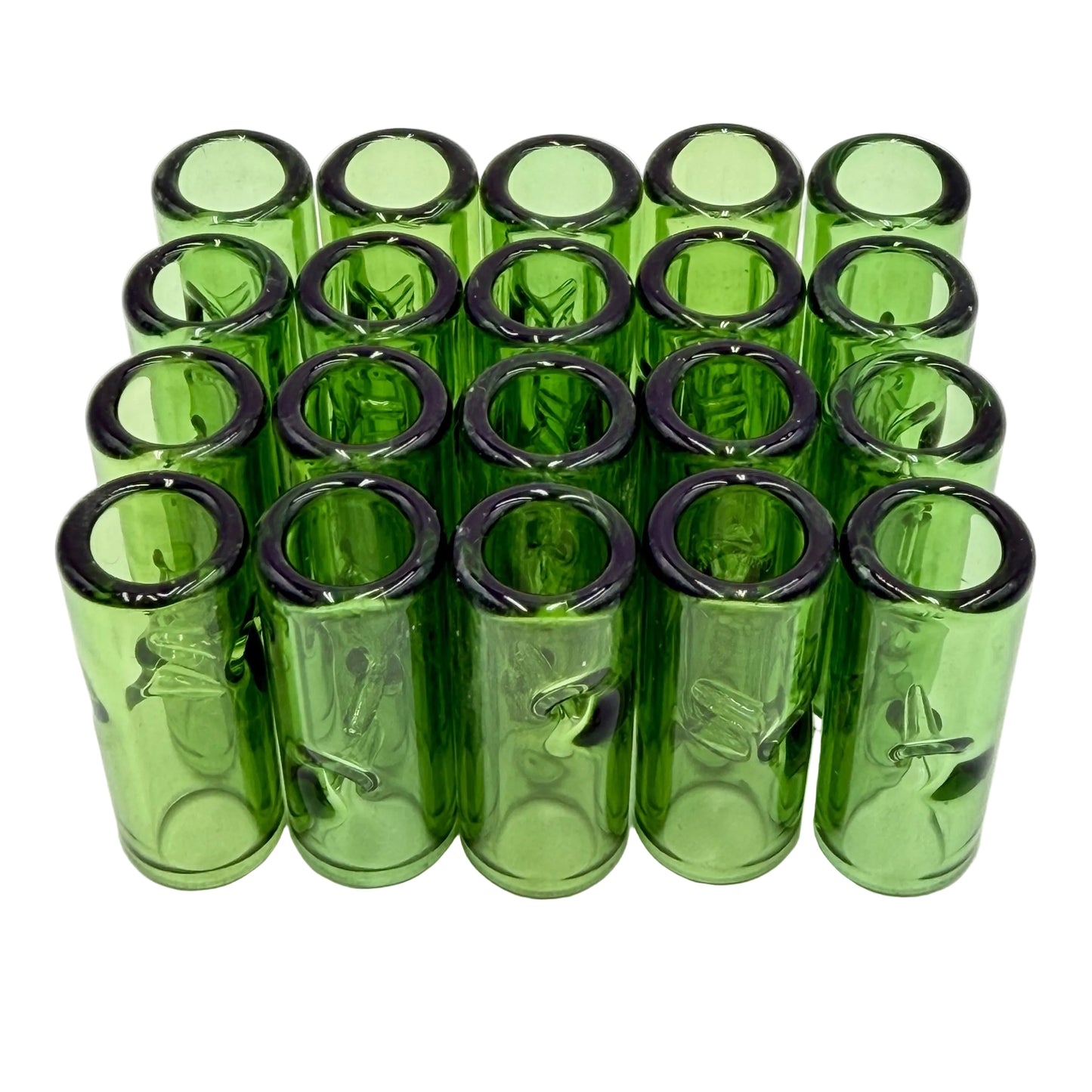 ThaiGer's Fatty Glass Tips (Black, Blue, Green, or Pink)