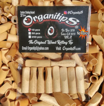 OrganitipS ® Original - the original wood tips (Original, Sugar Cane, Grape, & Honey)