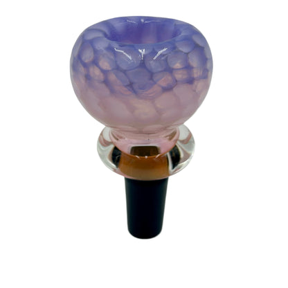 14mm Male Honeycomb Hand Blown Glass Bowl