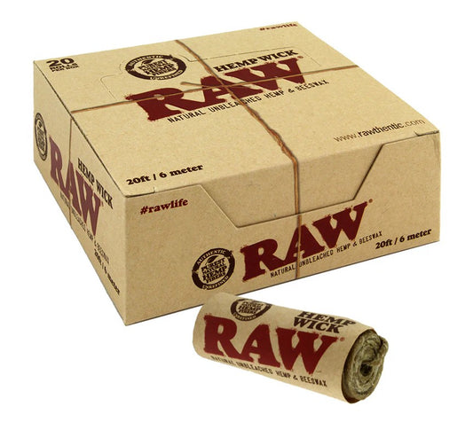 Raw Hemp Wick - 20ft Spools