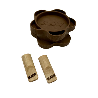 Raw Grinder - Gripper - 2 Piece, Medium size, Hemp-Composite Plastic