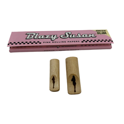 Blazy Susan King Size Slim Rolling Papers (50 leaves/50 Case) - Available with our custom "Silhouette" OrganitipS