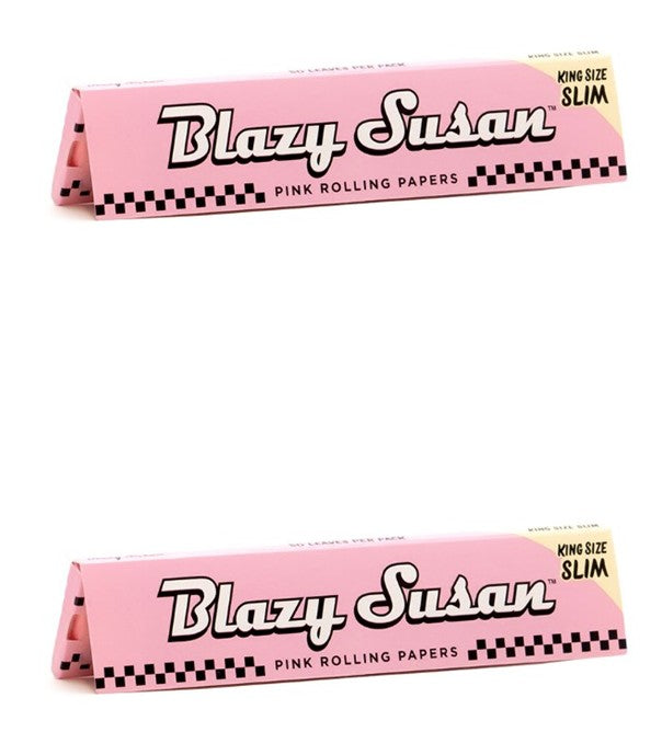 Blazy Susan King Size Slim Rolling Papers (50 leaves/50 Case) - Available with our custom "Silhouette" OrganitipS