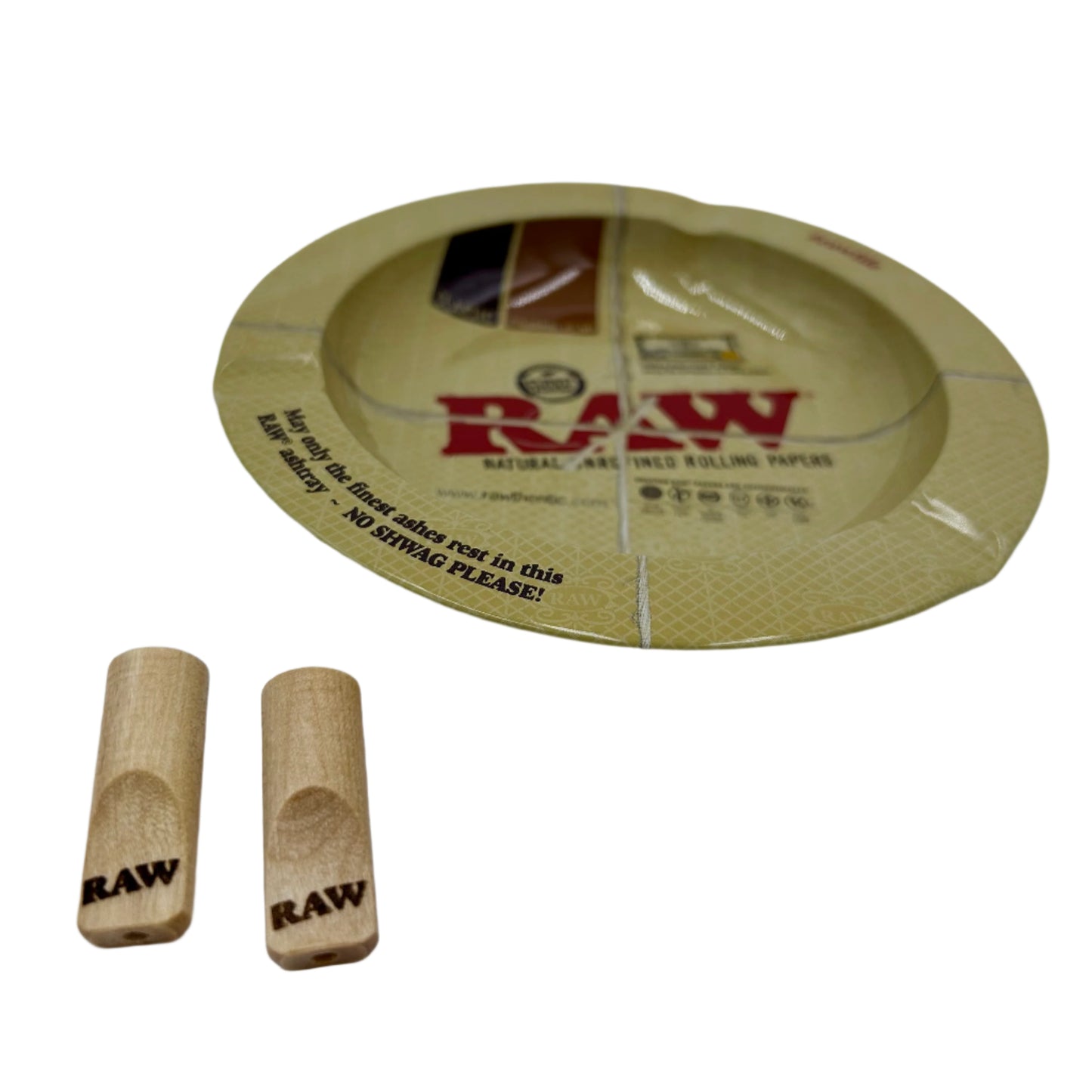 Raw Magnetic Round 5.5" Metal Ash Tray - Available with our custom etched RAW OrganitipS