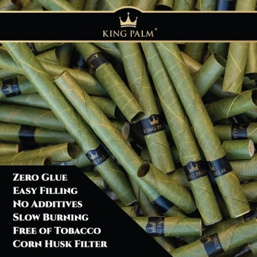 King Palm - Magic Mint Slim Rolls - 2 Pack with Boveda