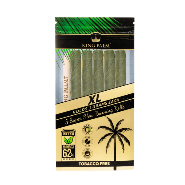 King Palm - XL Rolls - 5 Pack with Boveda