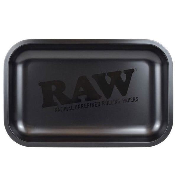 RAW BLACK Classic Metal Rolling Tray - Small