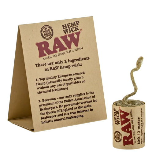 Raw Hemp Wick - 10ft Spools